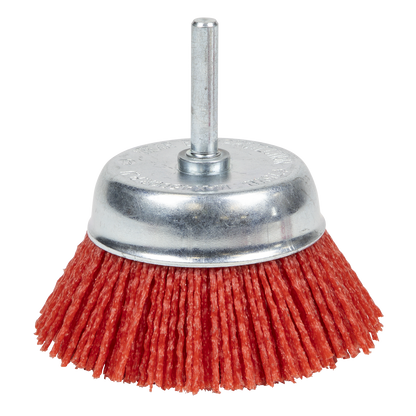 75mm Nylon Filament Cup Brush with 6mm Shaft