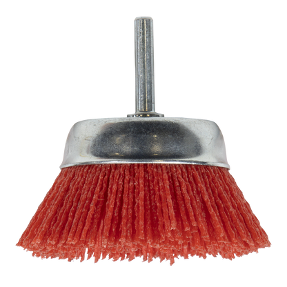 75mm Nylon Filament Cup Brush with 6mm Shaft