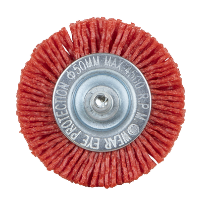 Nylon Filament Circular Brush with 6mm Shaft