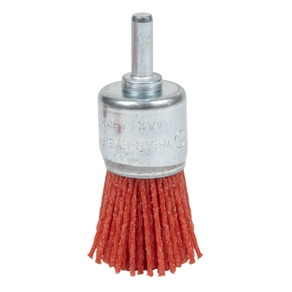 25mm Nylon Filament End Brush with 6mm Shaft