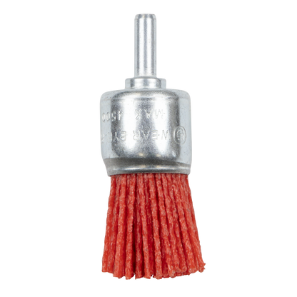 25mm Nylon Filament End Brush with 6mm Shaft
