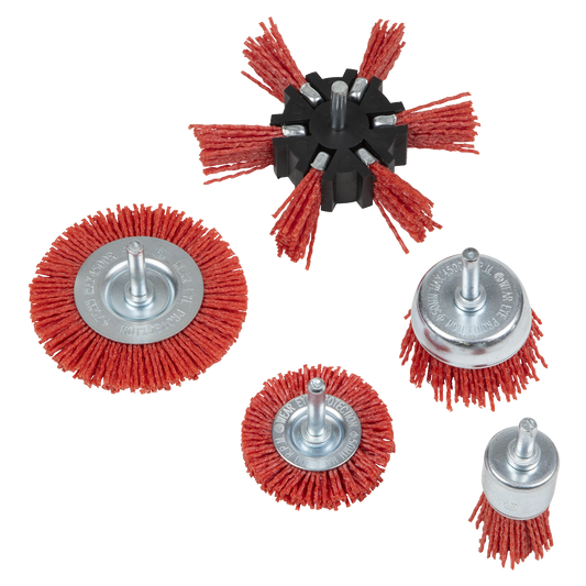 Nylon Filament 5pc Brush Set
