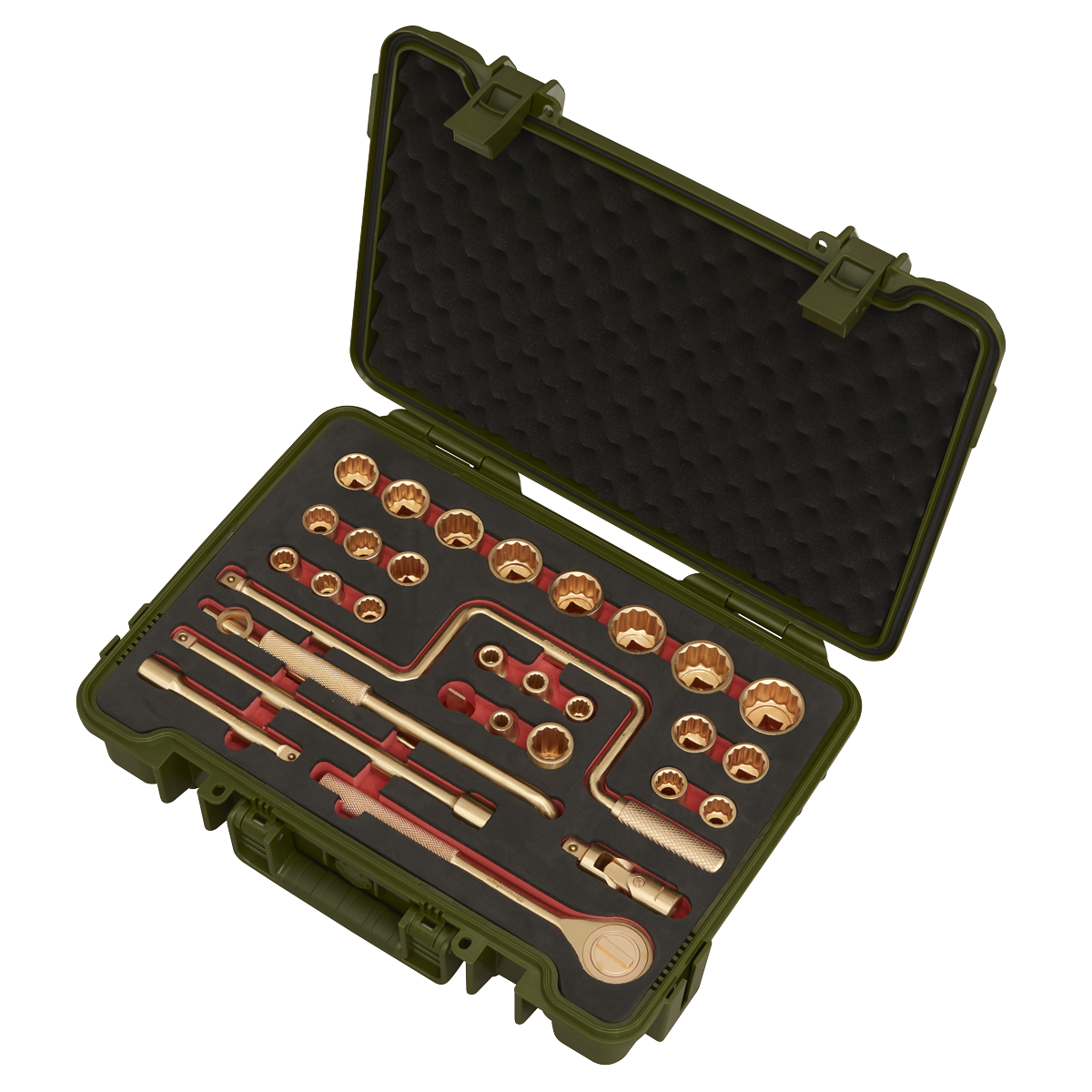 Premier Non-Sparking Socket Set 1/2"Sq Drive 31pc