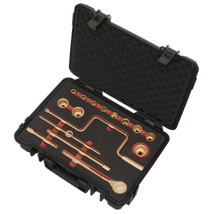 Premier Non-Sparking Socket Set 1/2"Sq Drive 17pc