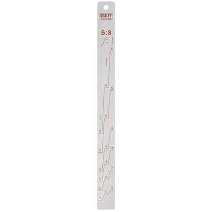 Aluminium Paint Measuring Stick 5:1/5:3