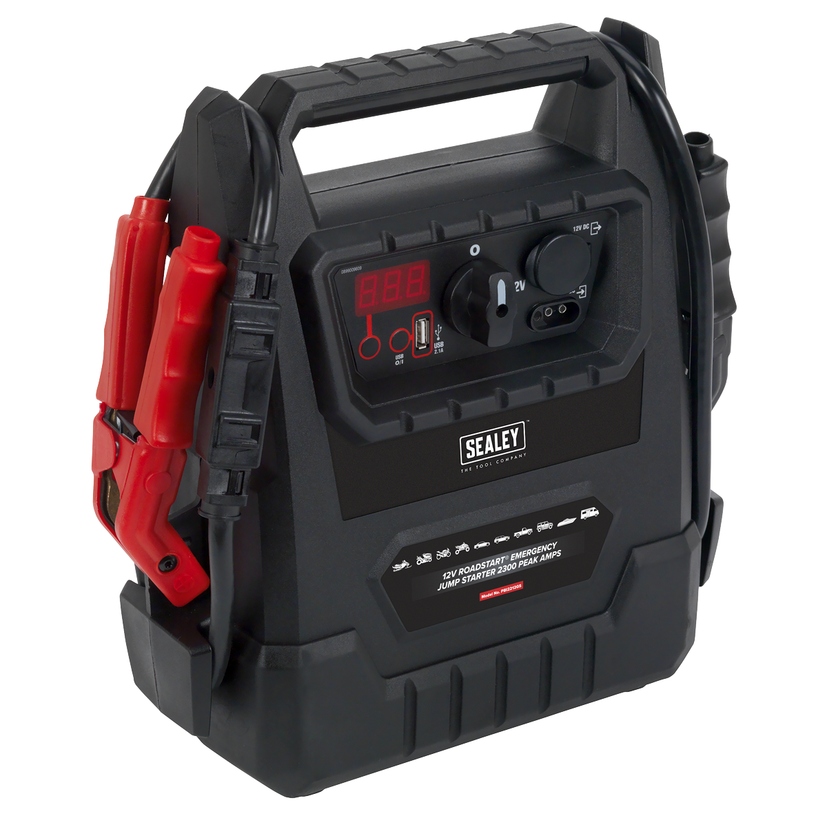 12V RoadStart® Emergency Jump Starter 2300 Peak Amps - DEKRA Approved