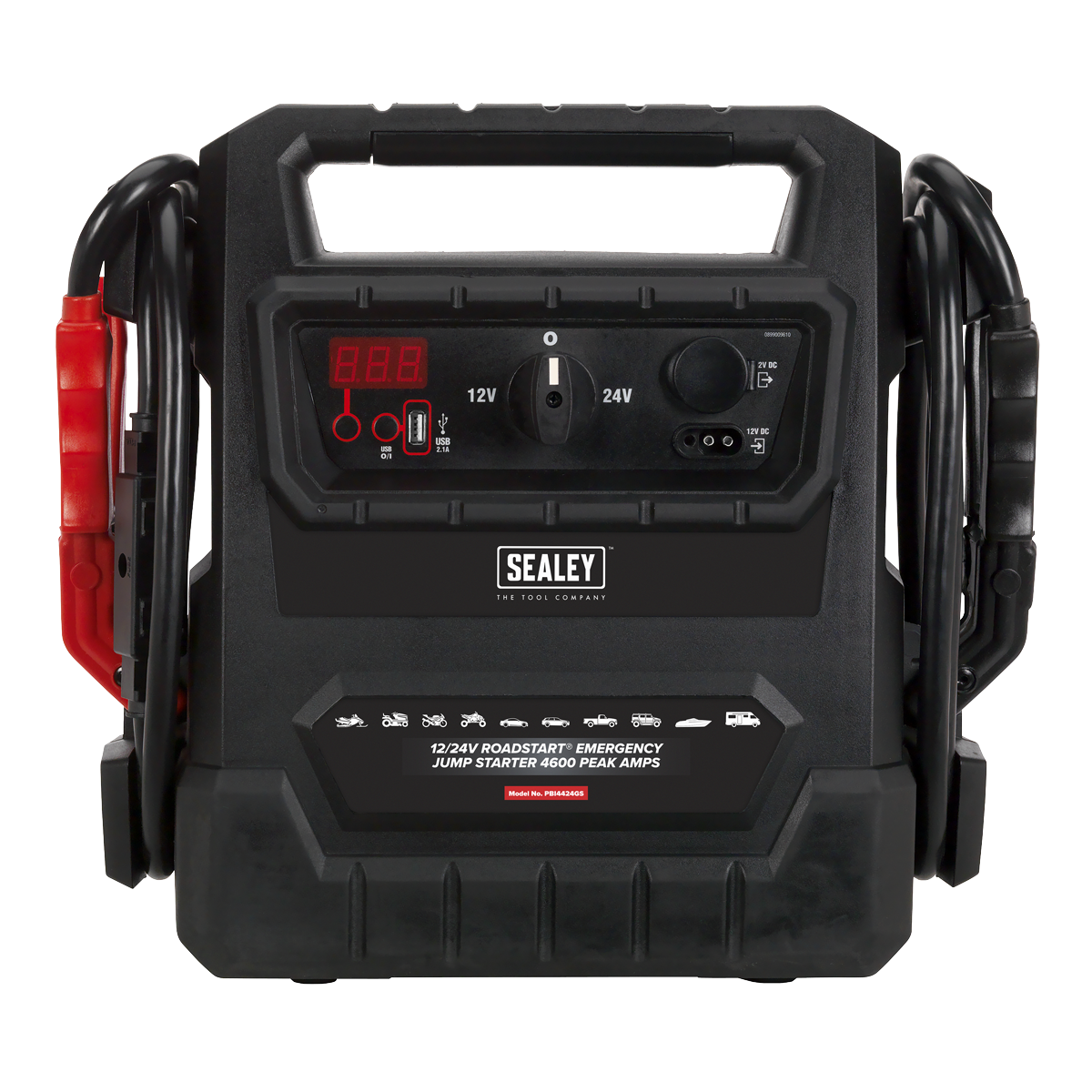 12/24V RoadStart® Emergency Jump Starter 4600 Peak Amps - DEKRA Approved