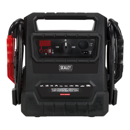 12/24V RoadStart® Emergency Jump Starter 4600 Peak Amps - DEKRA Approved