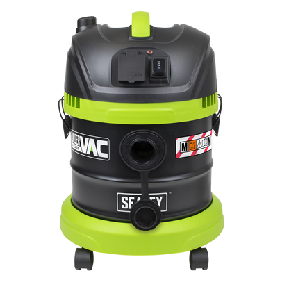 BuilderVac® Wet & Dry Vacuum Cleaner 15L Stainless Steel Drum M Class Filtration