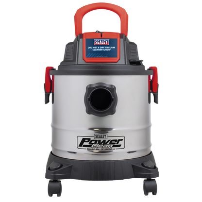20L Vacuum Cleaner Wet & Dry Stainless Steel Drum 1200W/230V