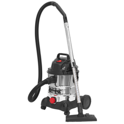 Vacuum Cleaner Wet & Dry Stainless Drum 20L 1250W