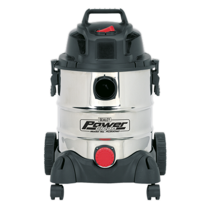 Vacuum Cleaner Wet & Dry Stainless Drum 20L 1250W