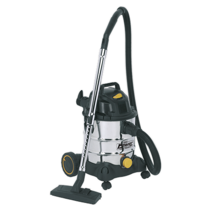 Vacuum Cleaner Wet & Dry Stainless Drum 20L 1250W