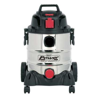 Industrial Vacuum Cleaner Stainless Drum Auto Start 20L 1400W/230V