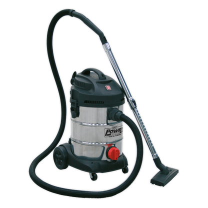 30L Vacuum Cleaner Stainless Steel Drum 1400W/230V