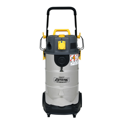 M Class Dust-Free Vacuum Cleaner Wet & Dry Stainless Steel Drum 38L 1100W/110V