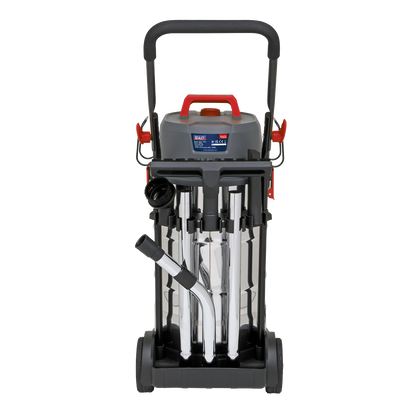 M Class Dust-Free Vacuum Cleaner Wet & Dry Stainless Steel Drum 38L 1500W/230V