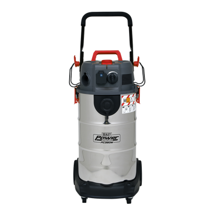 M Class Dust-Free Vacuum Cleaner Wet & Dry Stainless Steel Drum 38L 1500W/230V