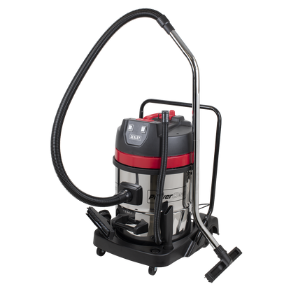 60L Vacuum Cleaner Wet & Dry Stainless Steel Drum 2400W/230V