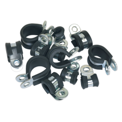Rubber Lined P-Clip - Pack of 25