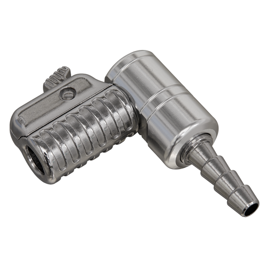 PCL 90° Angled Swivel Tyre Inflator Clip-On Connector 6mm Bore