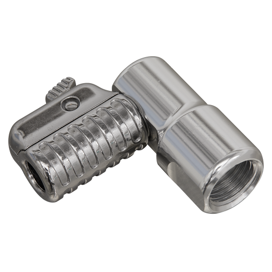 PCL 90° Angled Swivel Tyre Inflator Clip-On Connector 1/4"BSP(F)