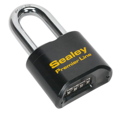 Premier™ Steel Body Combination Padlock Long Shackle 62mm