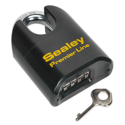 Premier™ Steel Body Combination Padlock Shrouded Shackle 62mm
