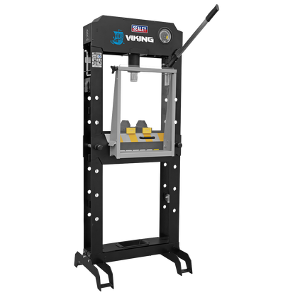 Viking Floor Type Air/Hydraulic Press with Sliding Ram and Foot Pedal 30 Tonne