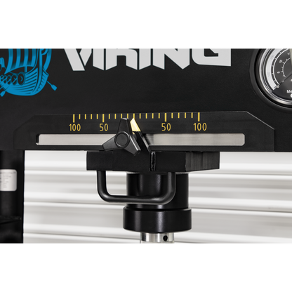 Viking Floor Type Air/Hydraulic Press with Sliding Ram and Foot Pedal 30 Tonne