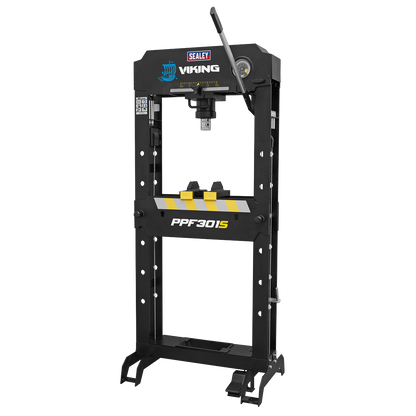 Viking Floor Type Air/Hydraulic Press with Sliding Ram and Foot Pedal 30 Tonne