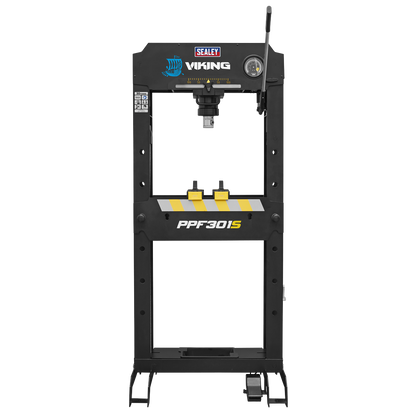 Viking Floor Type Air/Hydraulic Press with Sliding Ram and Foot Pedal 30 Tonne