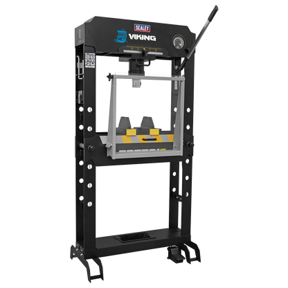 Viking Floor Type Air/Hydraulic Press with Sliding Ram and Foot Pedal 50 Tonne