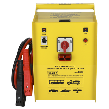 12/24V Emergency Heavy-Duty Jump Starter 1000hp Start