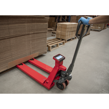 Pallet Truck with Scales 1150 x 555mm 2000kg Capacity