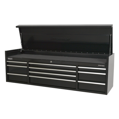 Premier™ Heavy-Duty Extra-Wide Topchest 10 Drawer 1830mm - Black