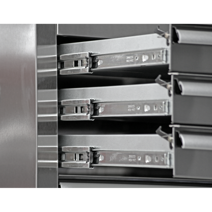 Premier™ Heavy-Duty Rollcab 6 Drawer 675mm - Stainless Steel