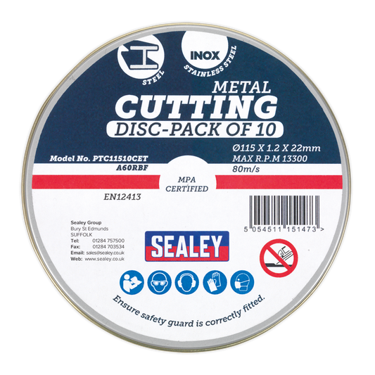 115 x 1.2mm Cutting Disc 22mm Bore