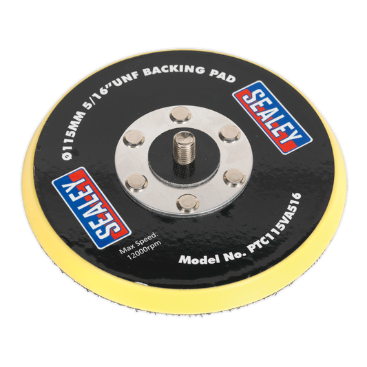 115mm Backing Pad Hook-and-Loop 5/16"UNF