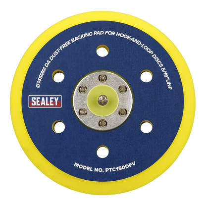 145mm DA Dust-Free Backing Pad for Hook-and-Loop Discs 5/16"UNF