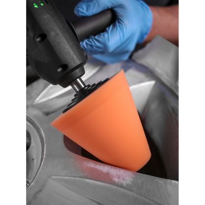 Buffing & Polishing Foam Cone - Orange/Firm
