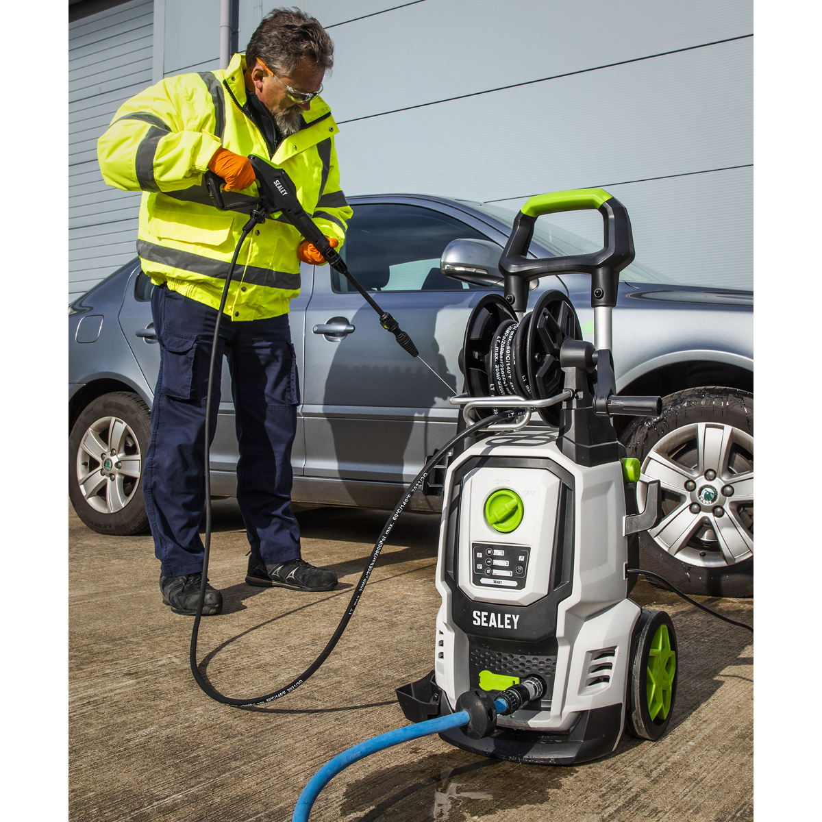 Lance Controlled Pressure Washer with TSS & Rotablast® Nozzle 170bar 450L/hr