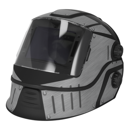 Auto Darkening Solar Powered Flip-Up Welding Helmet Shade 9-13