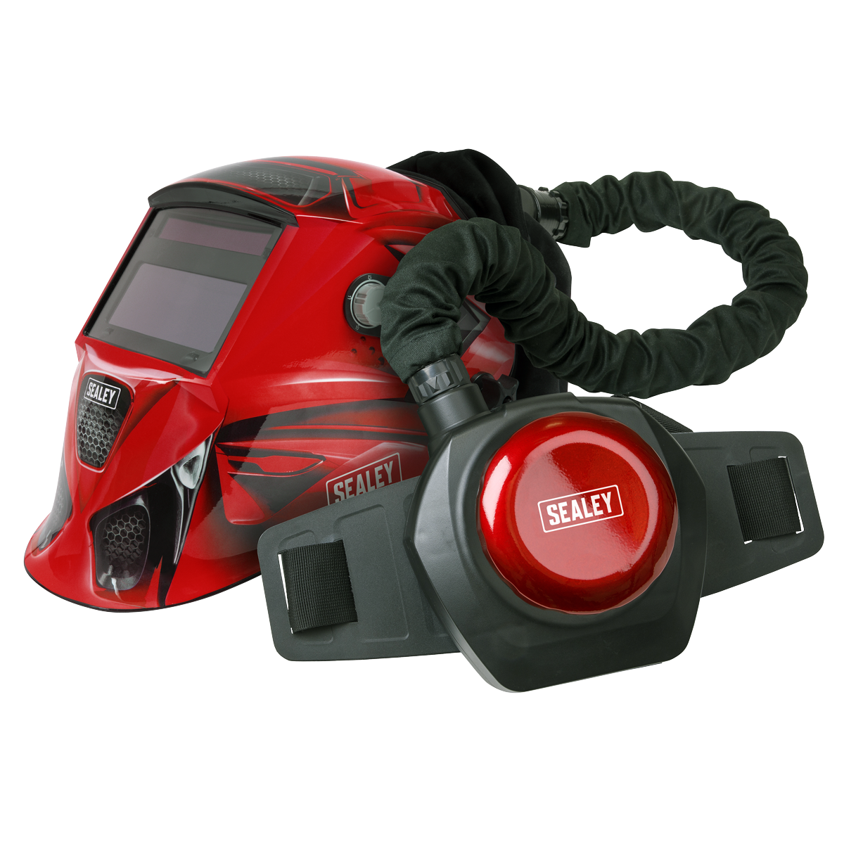 Auto Darkening Welding Helmet with TH2 Powered Air Purifying Respirator (PAPR)