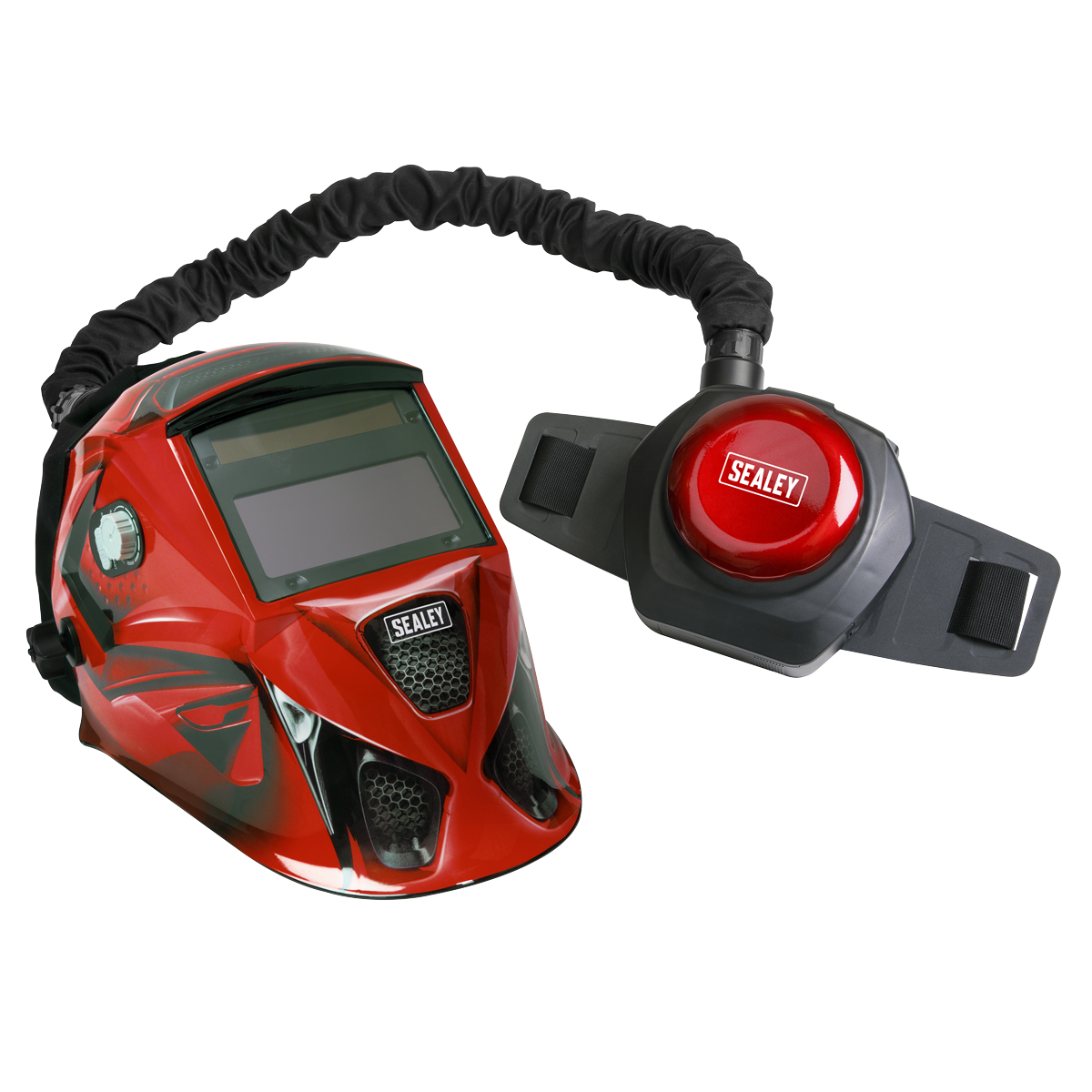 Auto Darkening Welding Helmet with TH2 Powered Air Purifying Respirator (PAPR)