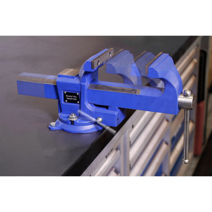 Quick Action Cast Iron Vice with Swivel Base