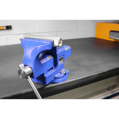 Quick Action Cast Iron Vice with Swivel Base