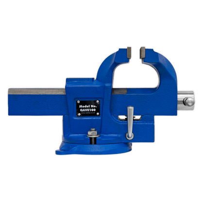 Quick Action Cast Iron Vice with Swivel Base
