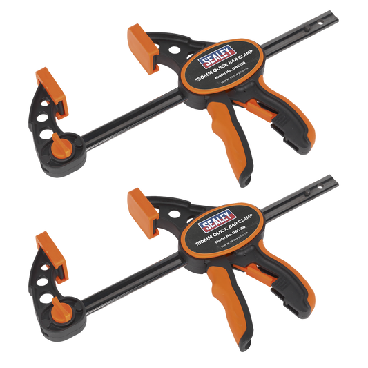 Quick Bar Clamp Set 150mm 2pc