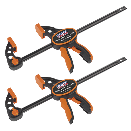 Quick Bar Clamp Set 300mm 2pc